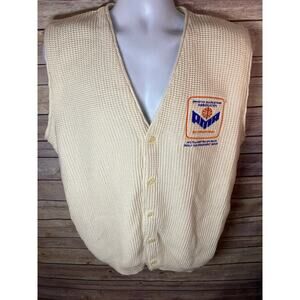 Andrew Rohan Photo Marketing Association Vest – NY Golf 2003 Beige Men’s Size XL